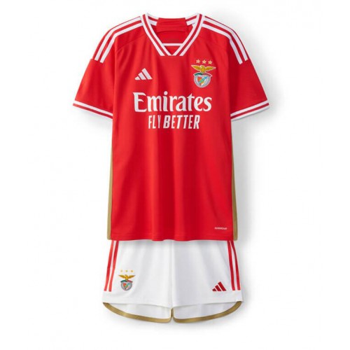 Benfica Domaci Dres za djecu 2023-24 Kratak Rukav (+ Kratke hlače)